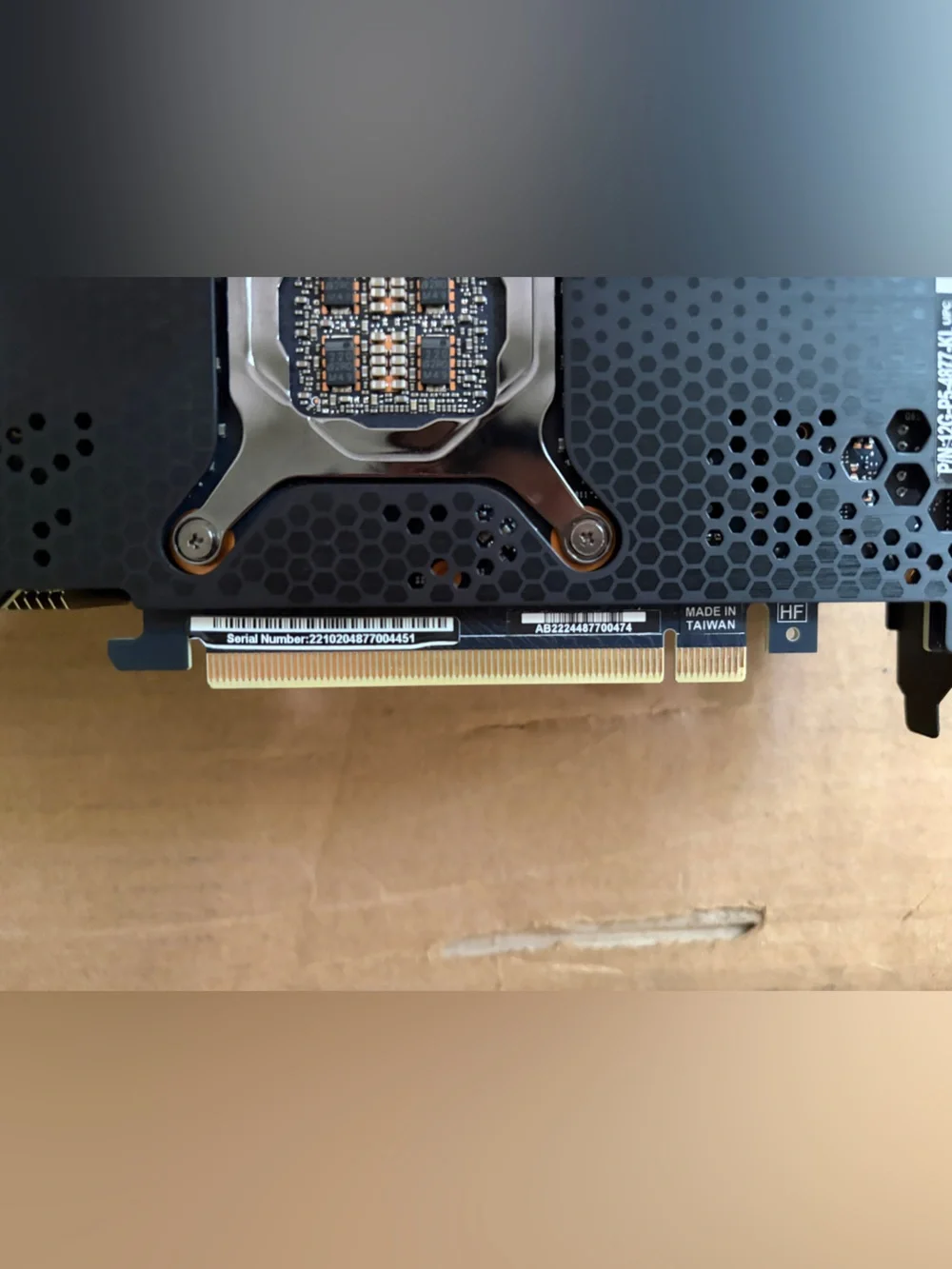 EVGA Black and Silver GeForce RTX Triple-Fan Graphics Card
